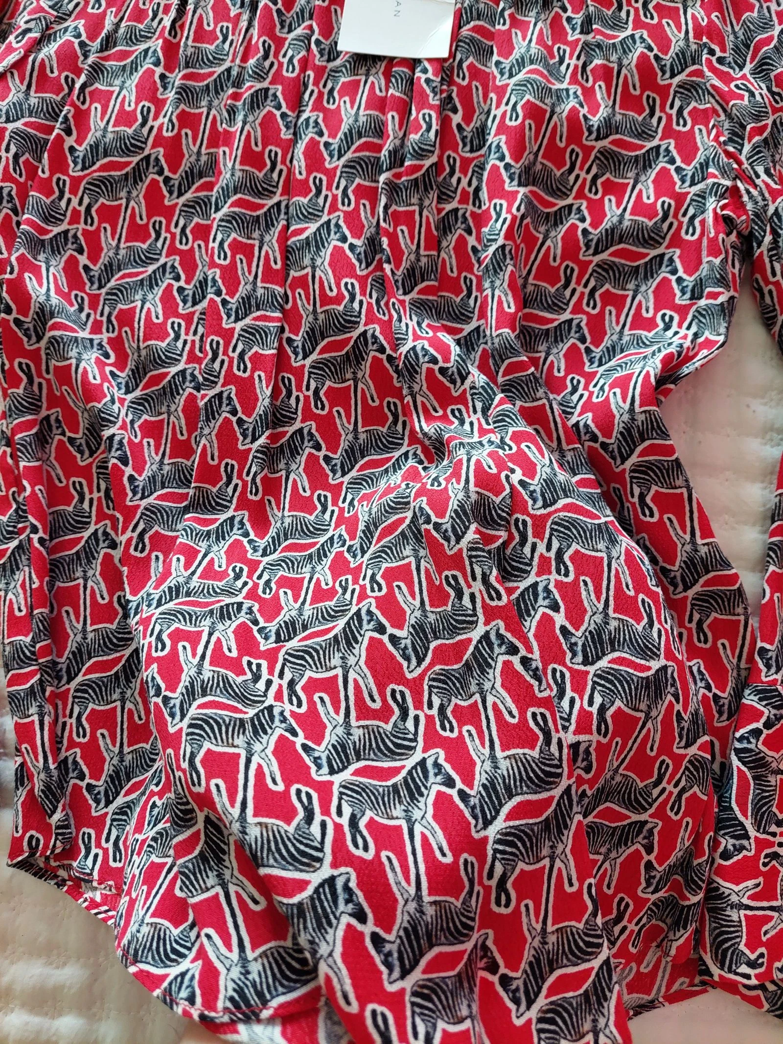 Blusa Zebra Zara com Etiqueta – photo 5